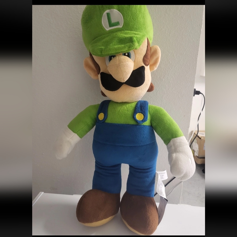 Nintendo Super Mario Luigi 24” Plush